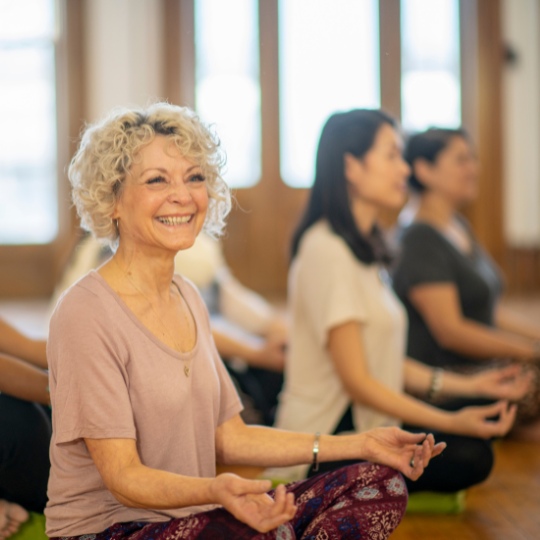 Yoga class at MIADM